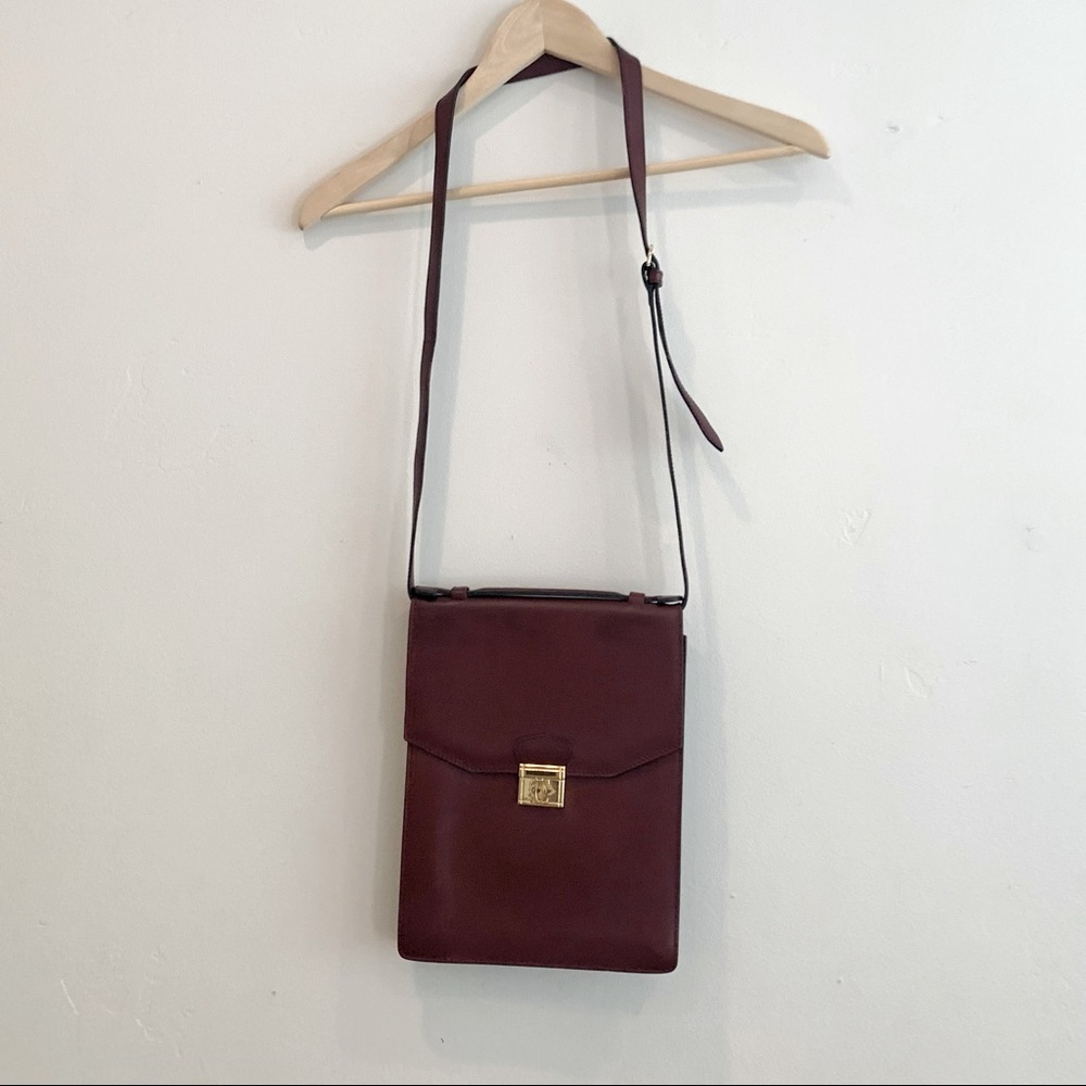 Vintage Oxblood Cartier crossbody